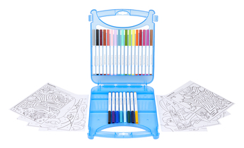 Crayola 65pcs Create And Color Supertips Washable Markers And Paper